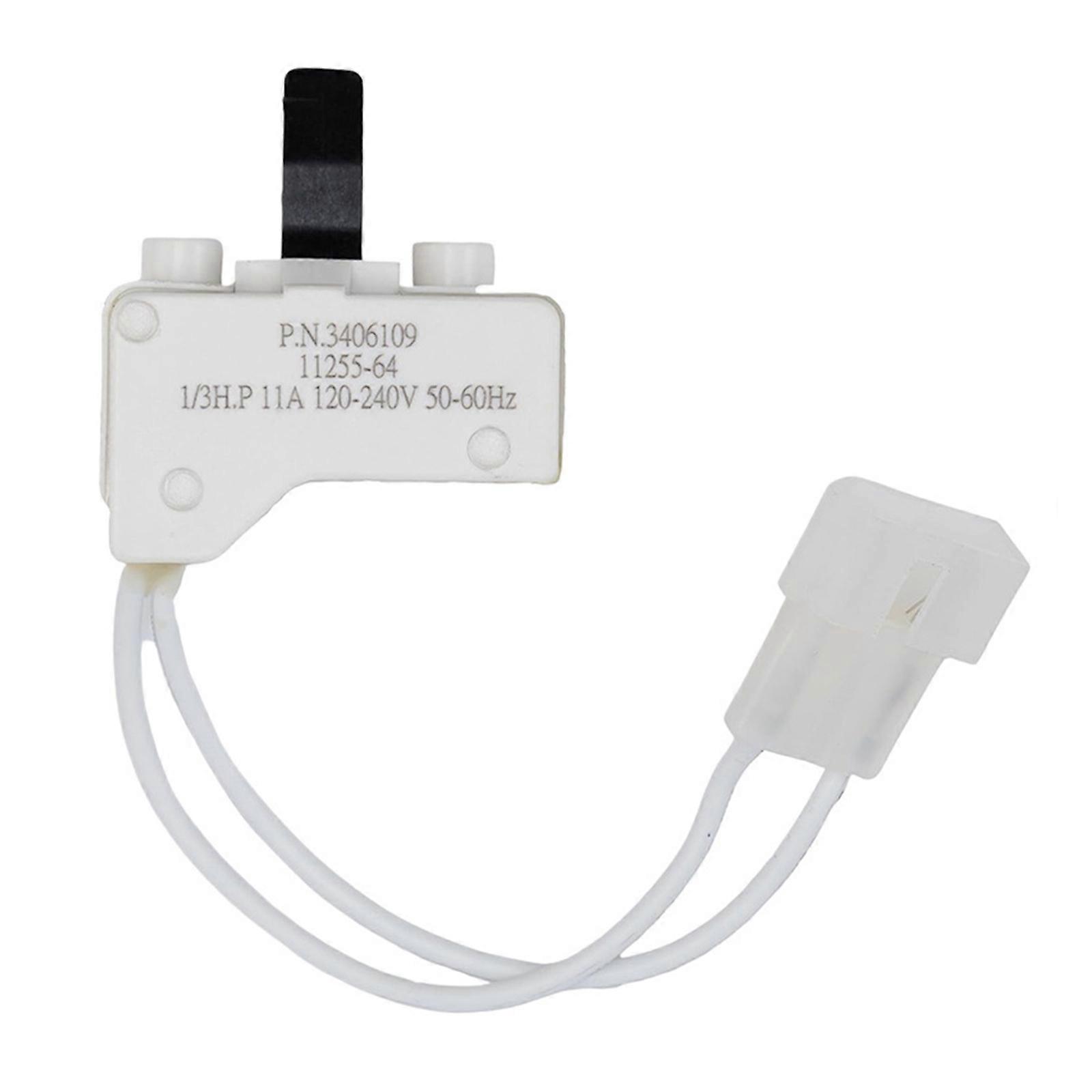 Universal Washing Machine Dryer Lid Exchange 3406109 Plastic Replacement Part With Simplified Installation Process Multicolor