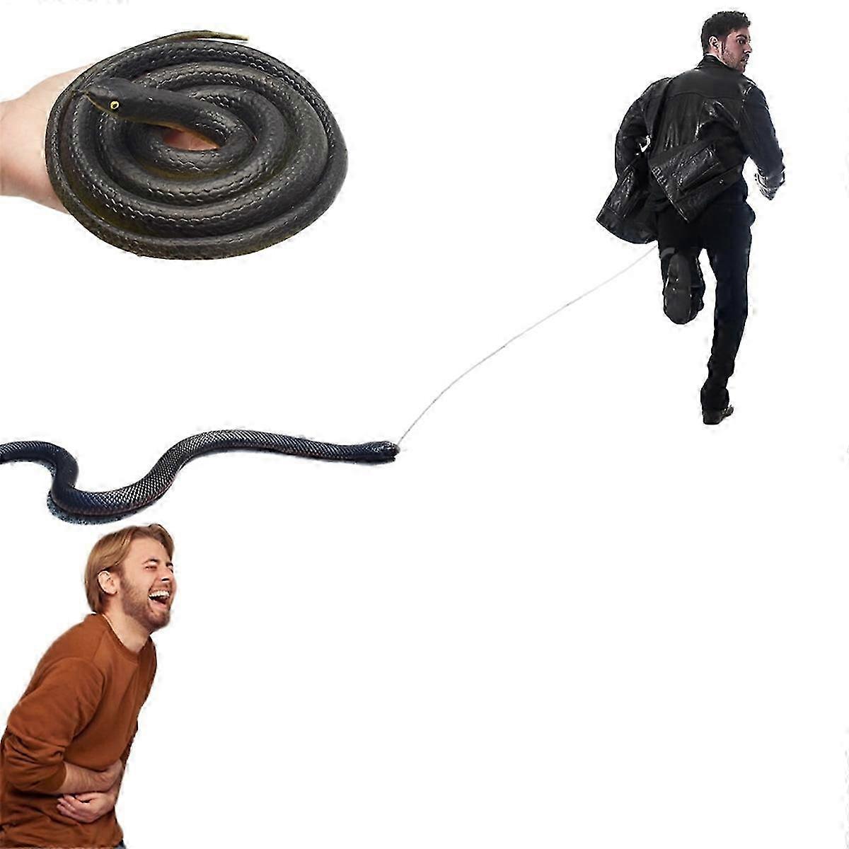 Snake Prank with String Clip, Golf Snake Prank with String and Clip,D