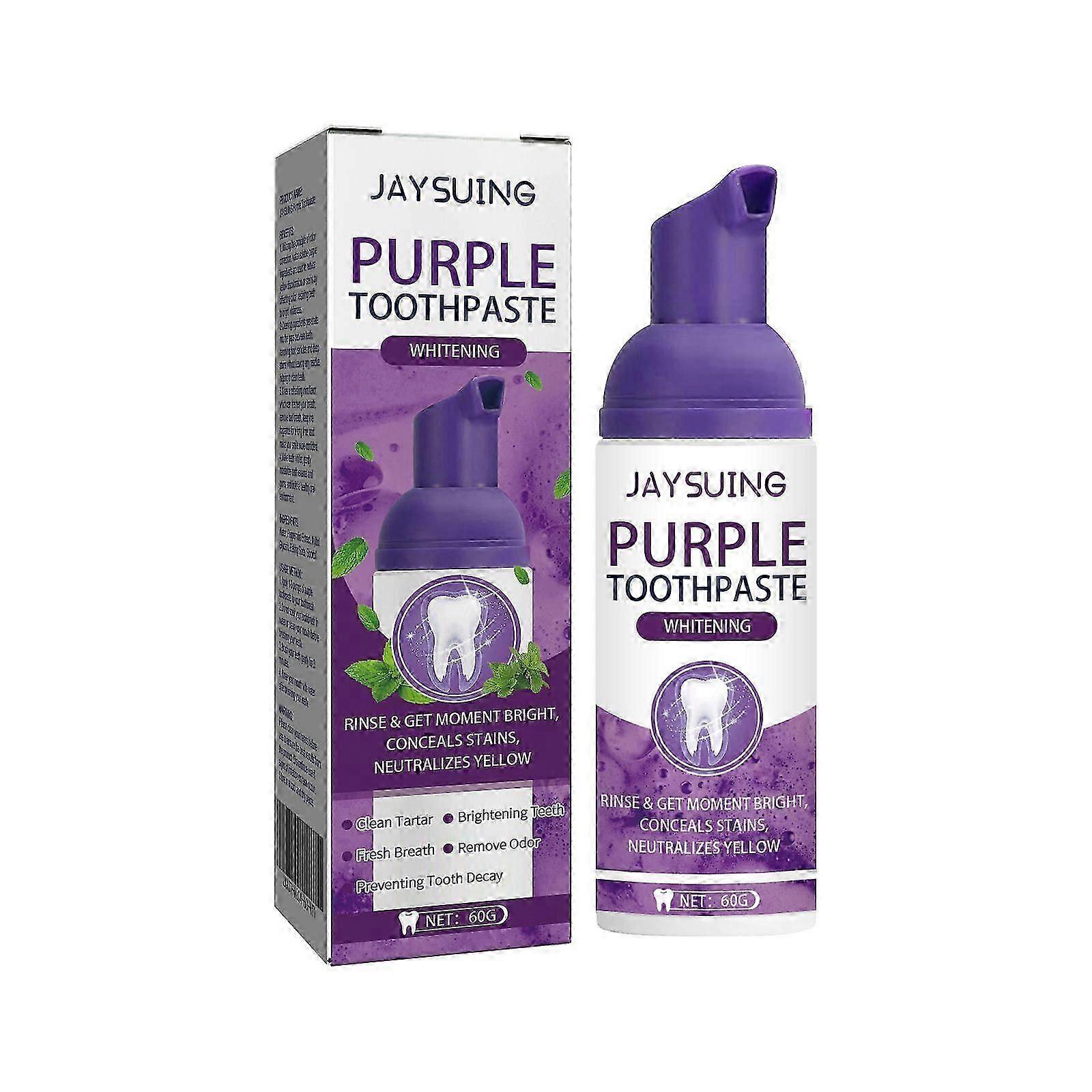 Purple Whitening Toothpaste - Gentle Daily Brightening