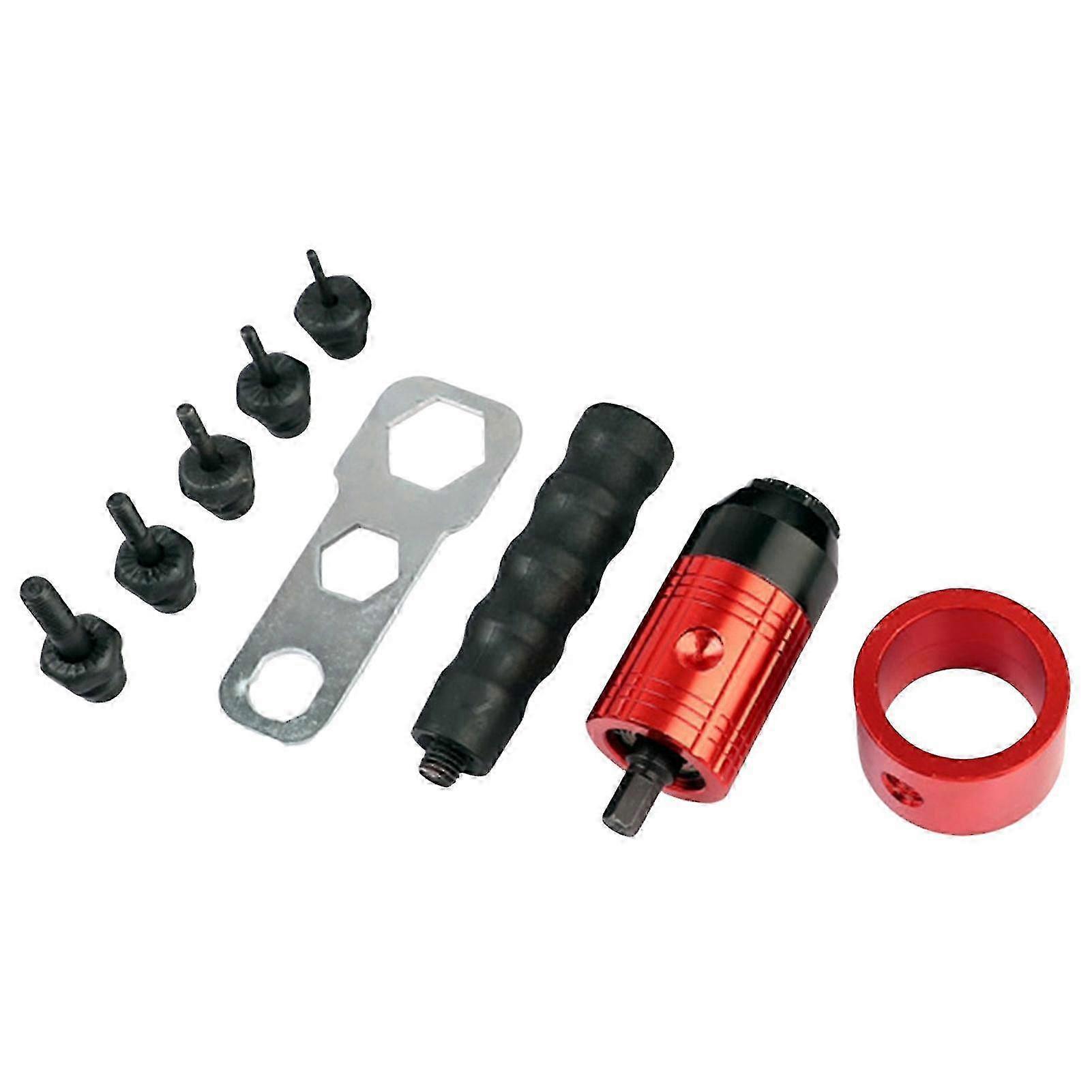 1 Set Riveter Adapter Clutch Type Hand Automatic Nut Tool Hardware Tools
