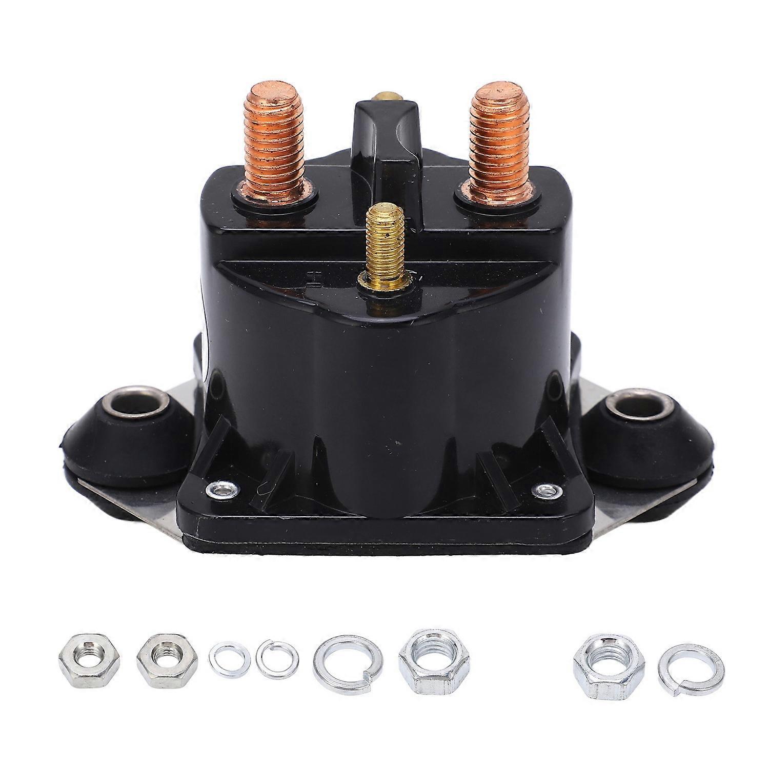 12V Starter Power Trim Solenoid Relay 89‑68258 4 Terminals 100 Amp Intermittent Current for Mercruis