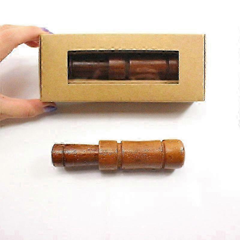 Hunting Whistle for Wild Duck - Realistic Camouflage and Sound, Handmade Oak Lure Call Tools
