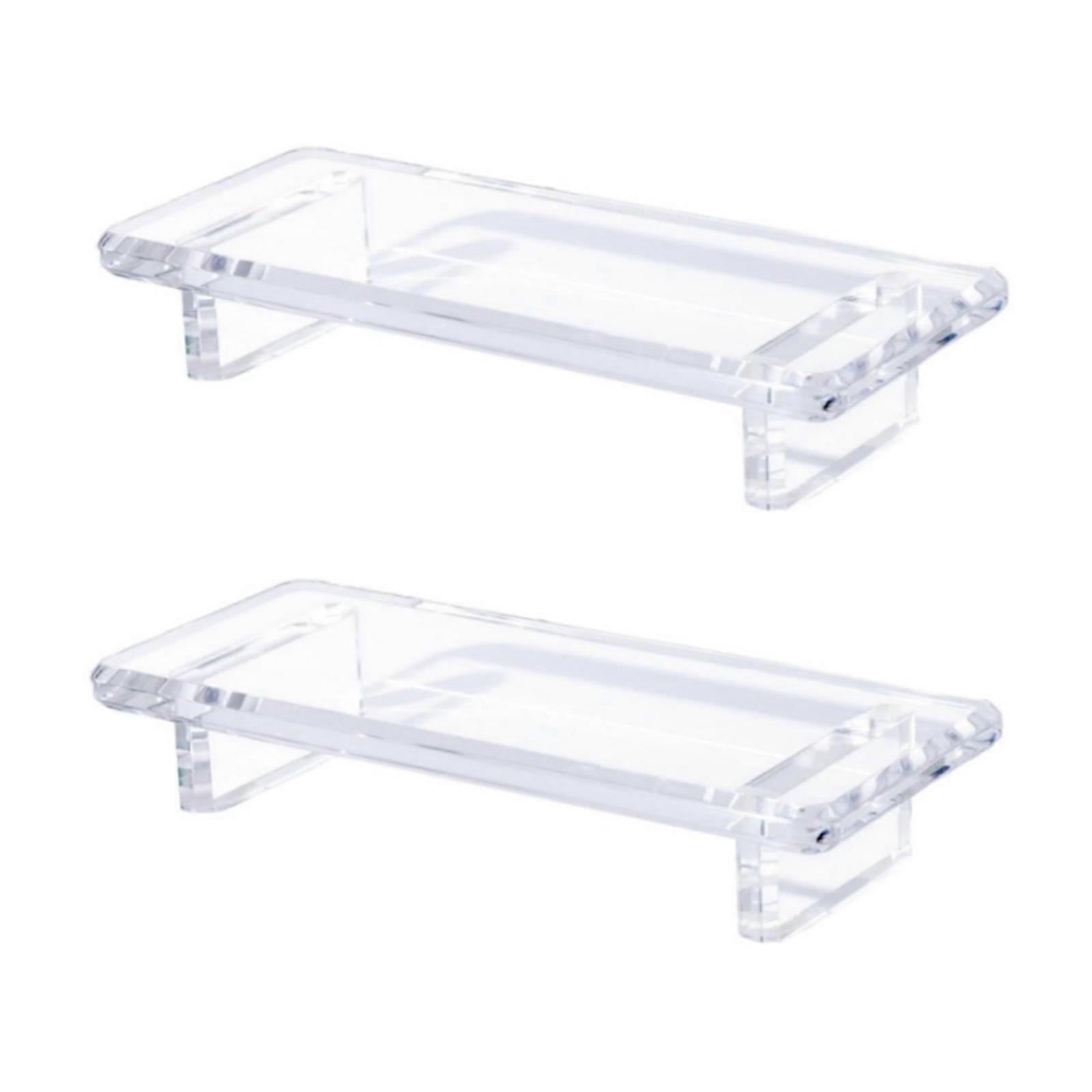 Contemporary Acrylite Dressing Table Tray Water Resistant Bathroom Neaten up box Multipurpose Storage Fix For Small Spaces Uncluttered Multicolor