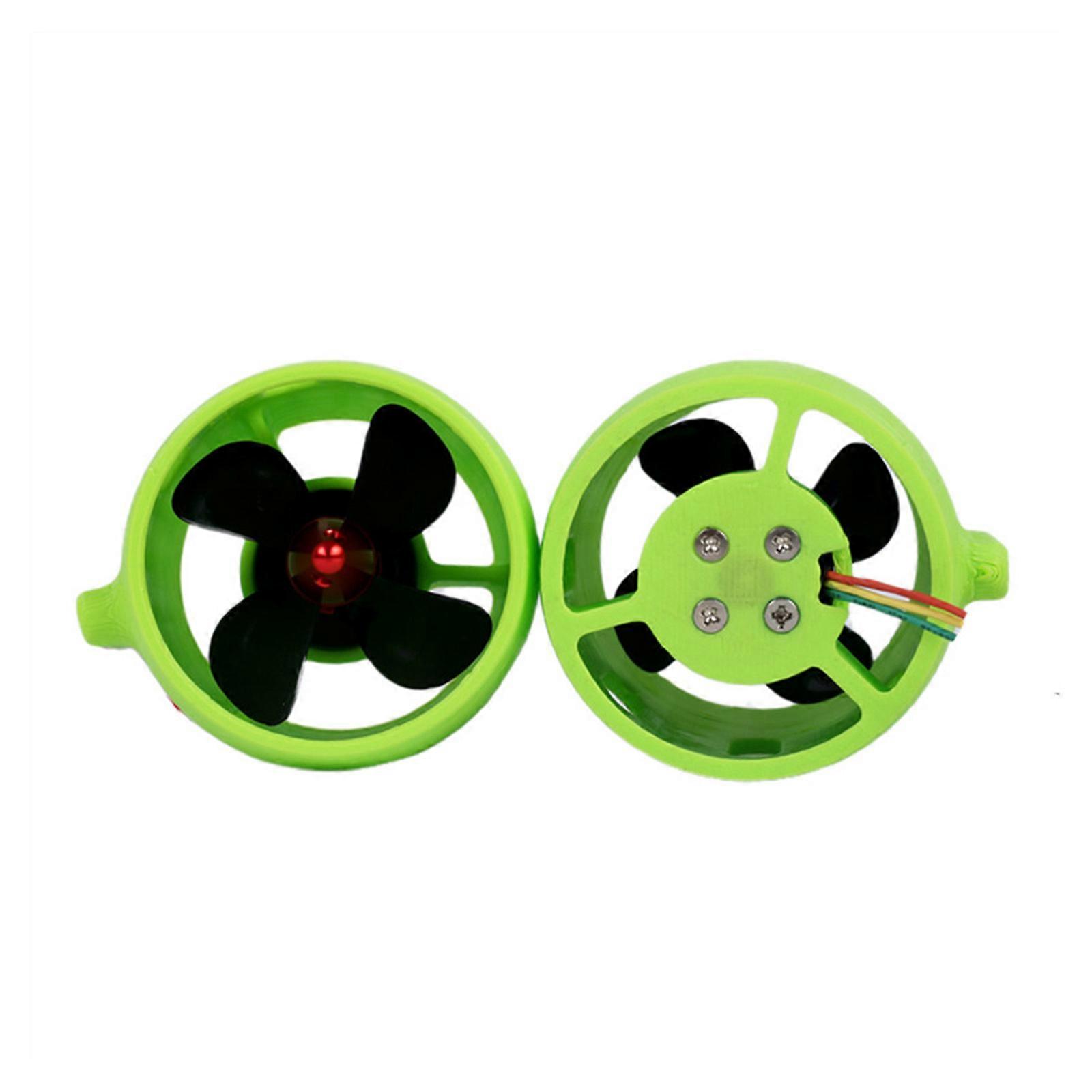 Double Rotation Underwater Boats Thruster Brushless Motor 12 to 24V Compatible Lightweigh Accessory for Remote Control Multicolor
