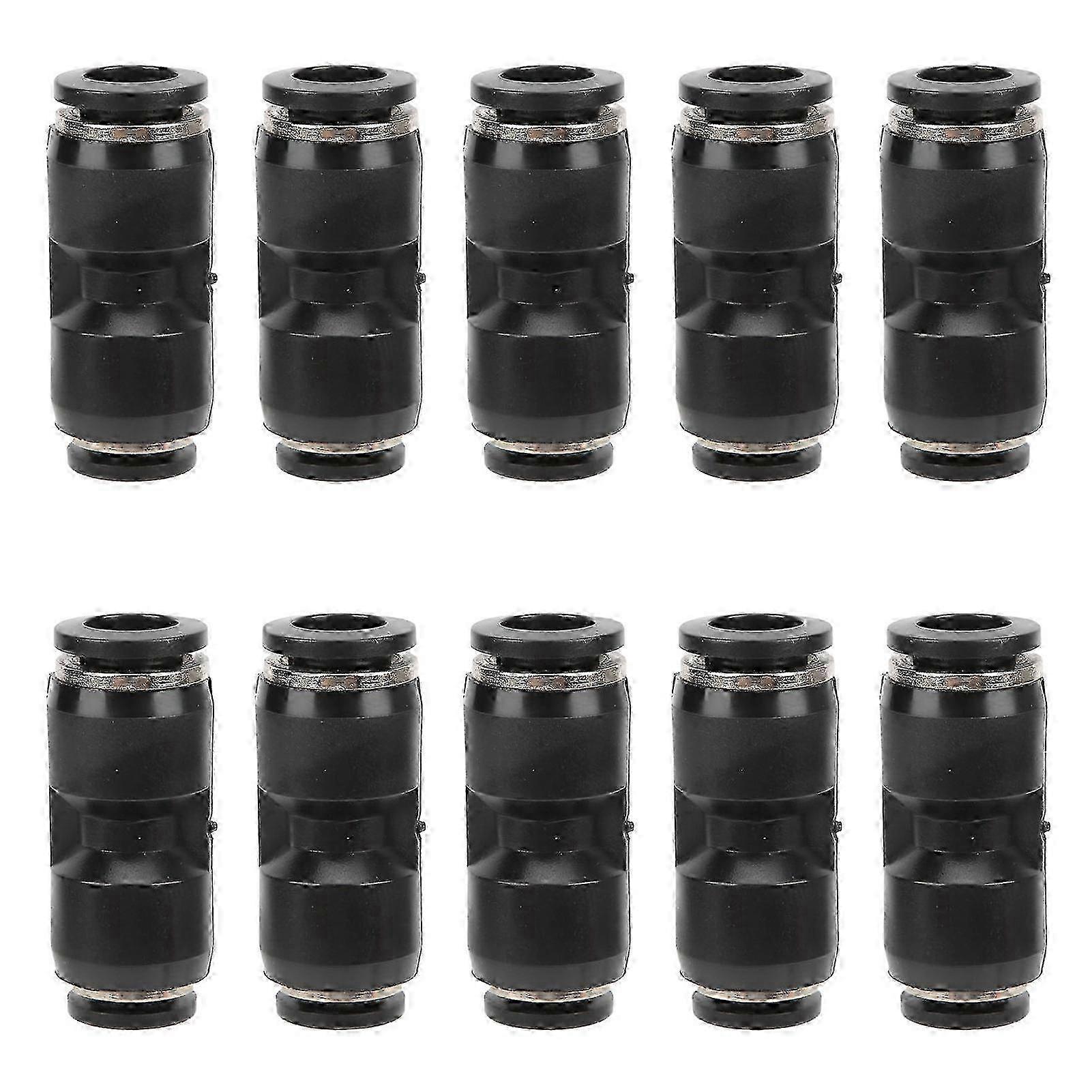 10Pcs Pneumatic Reducer Connector 360° Rotary Tube Fitting for Mechanical Processing