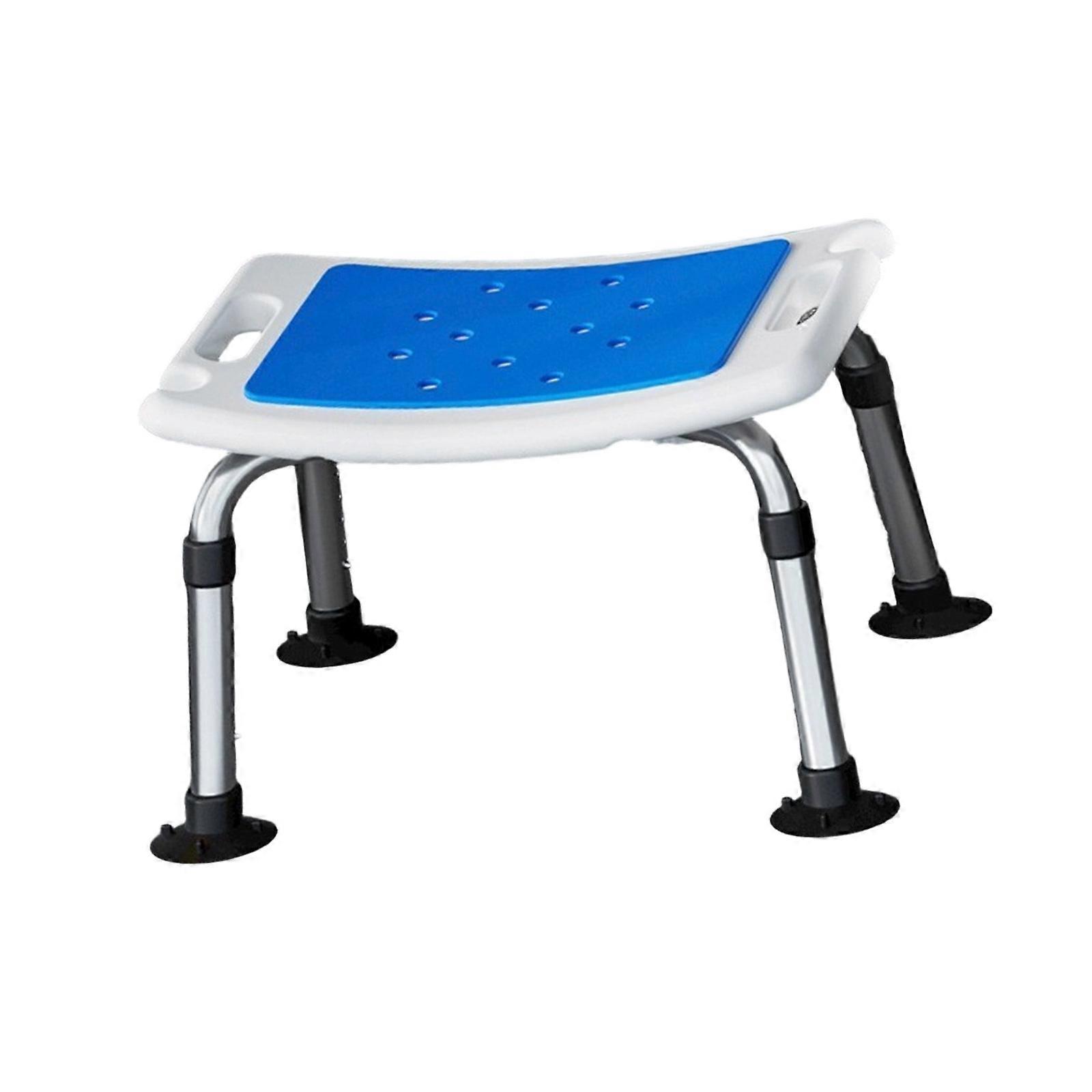 AntiSlip Bath Stool For Aging Adults Lightweight Aluminum Frame Quick Assembly No Tools Need Multi Scenario Use Multicolor