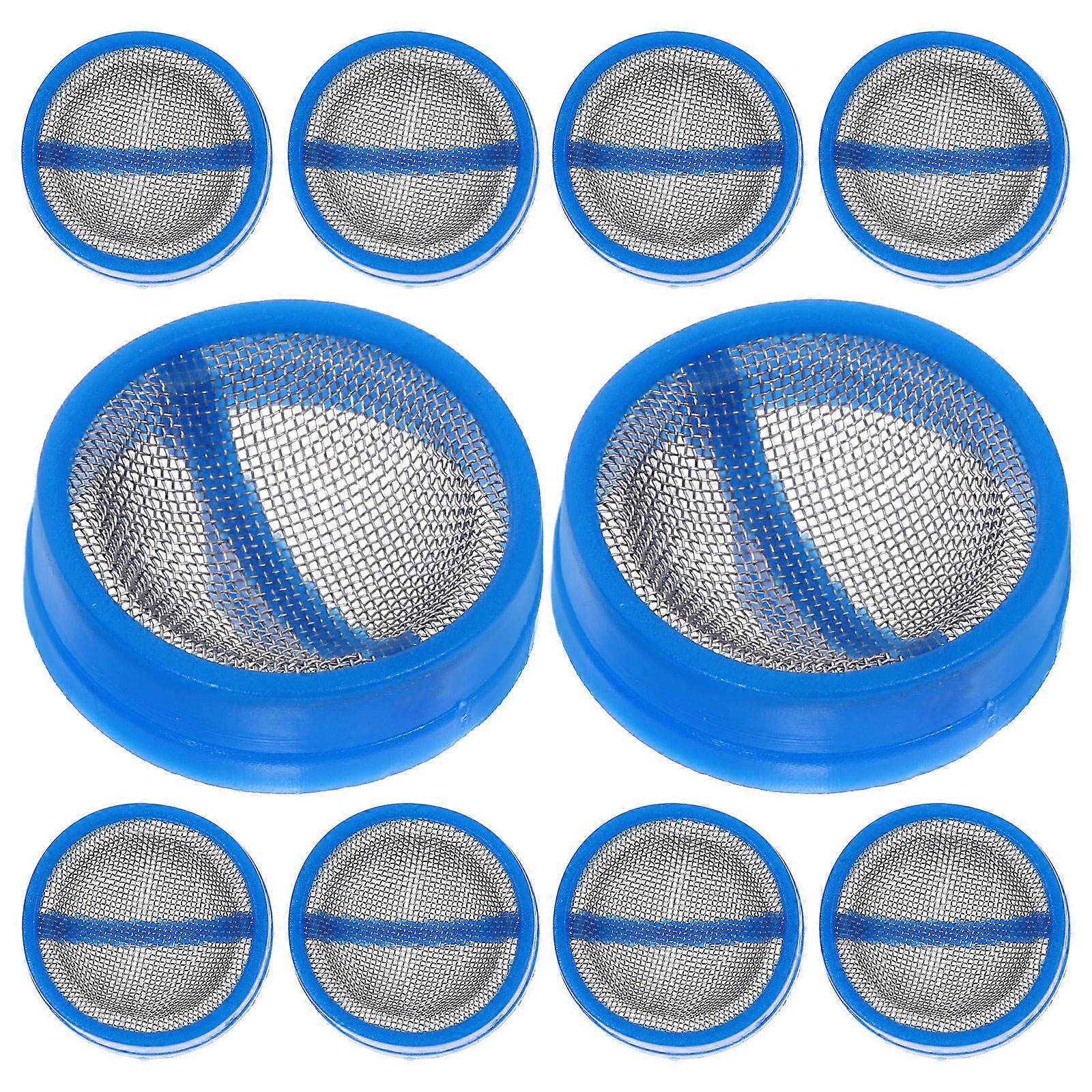 35Pcs Washing Machine Water Filter for Hose Sediment Cleaning Blue