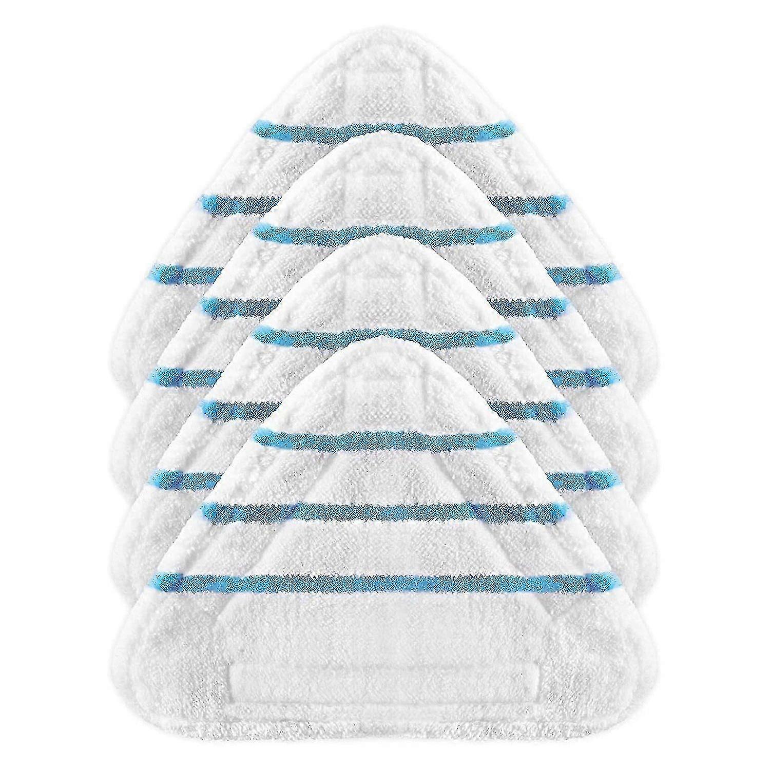 4-Pack H20 Steam Mop Replacement Pads, Triangular for SUPOR & Ariete 25-26