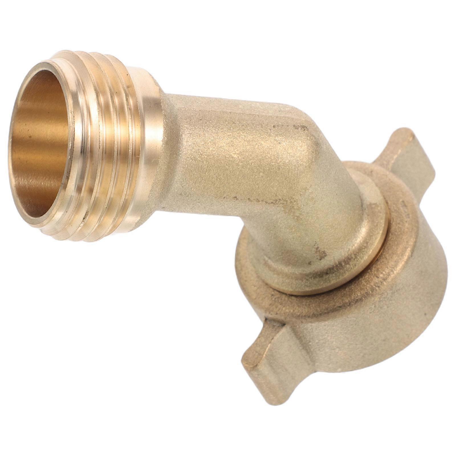 Golden Rv Hose Adapter Brass Connector for Connecting Outdoor Hose