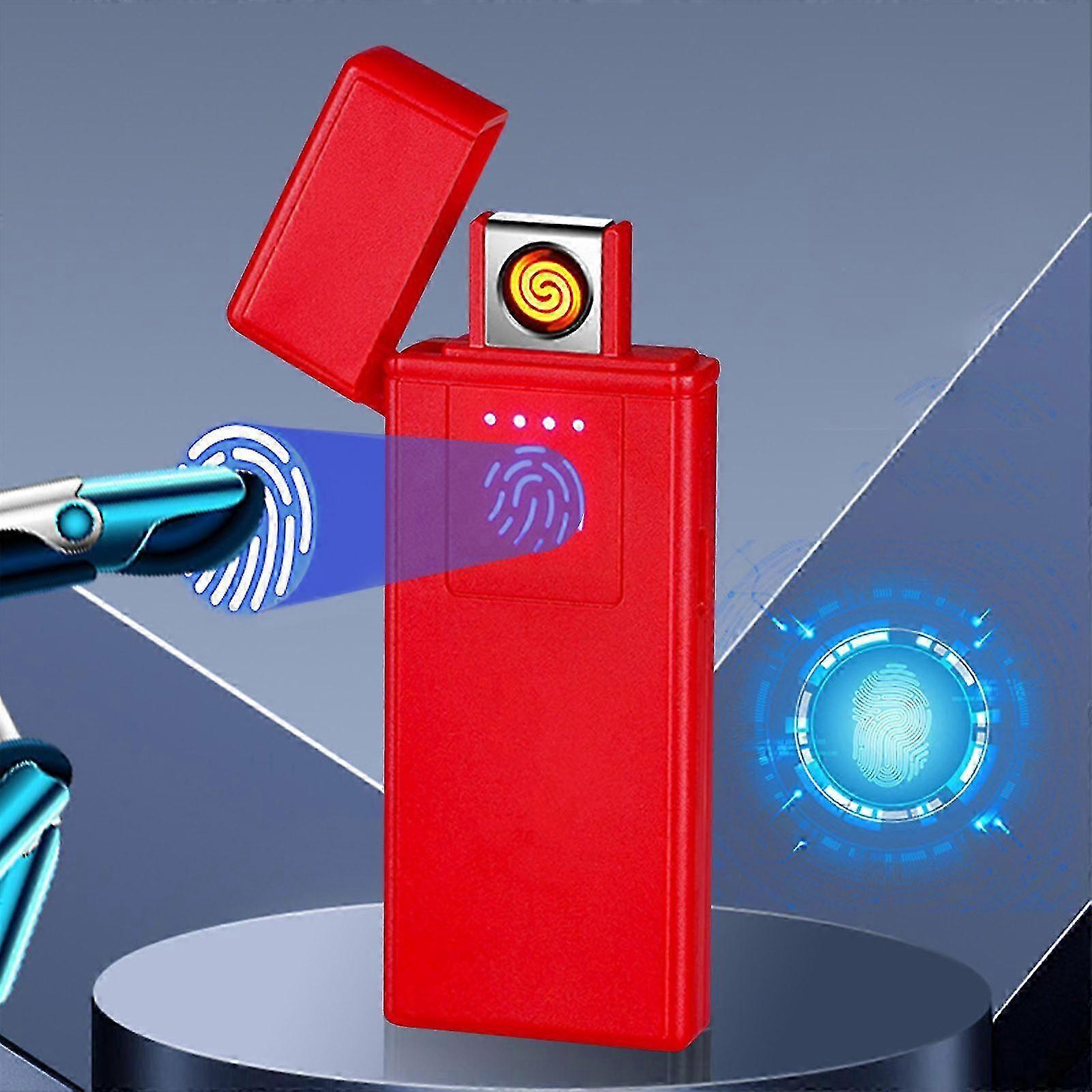 Electric Lighter Double-sided Tungsten Lighter Thin Sensitive Charging USB Portable Compact Lighter