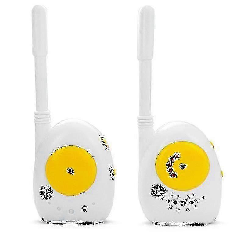 Wireless Audio Baby Monitor One-way Communication Max. 100m Transmission Range Crying Activated With Indicator Lights Battery Powered