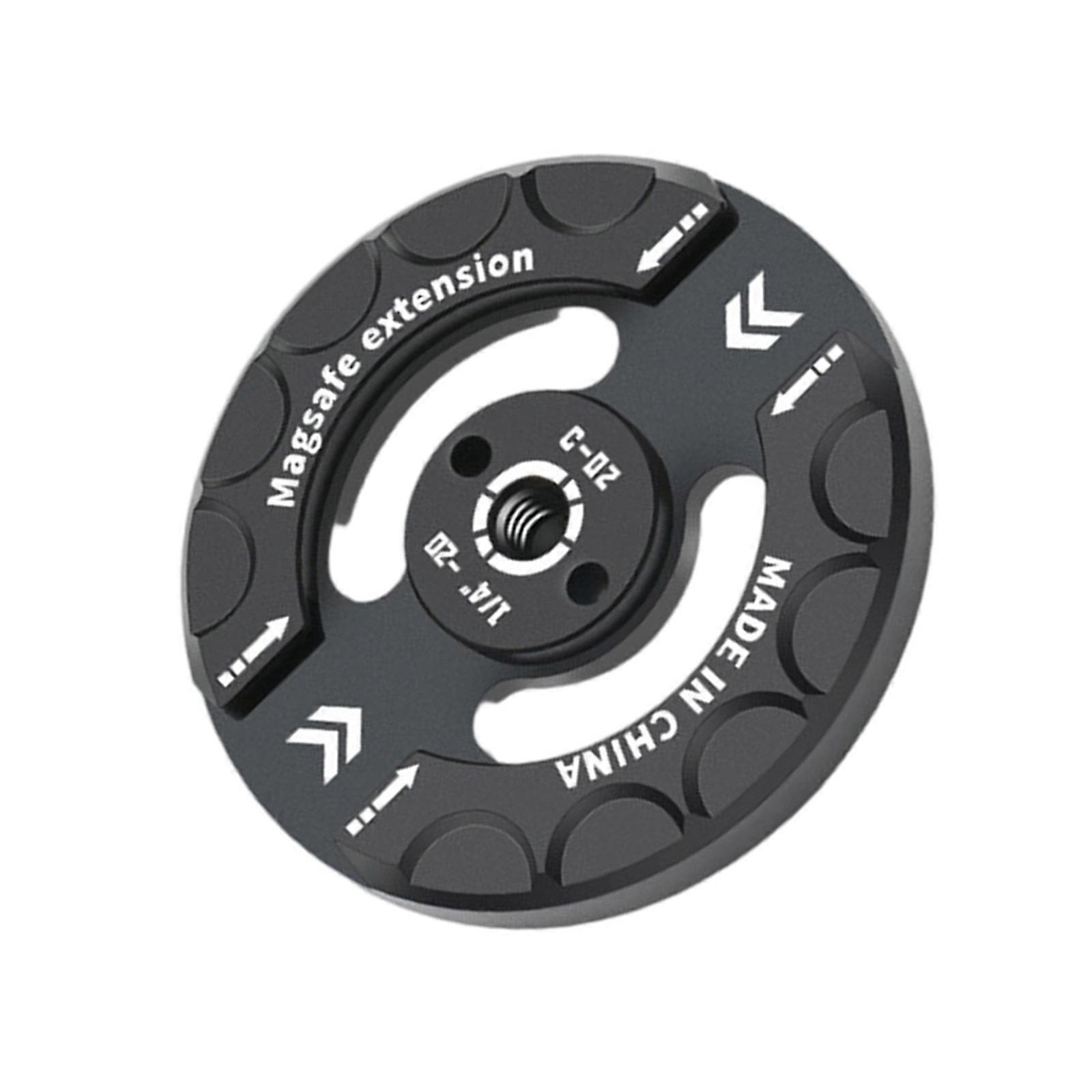 Magnetic Tripod Holder Mount Adapter for Cellphone Tripod Mount Adapter with 1/4” Screw Hole, Tripod Holder Adapter Multicolor