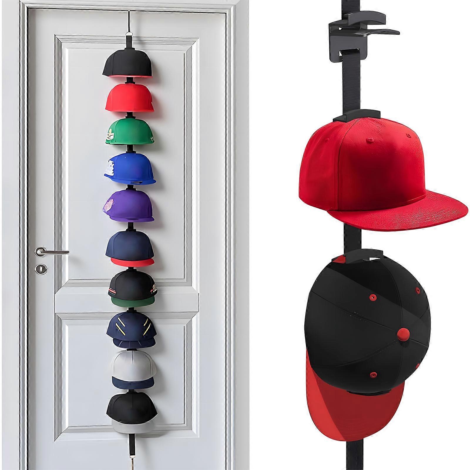 Secure Denial Slip Hat Planner Over The Door Hook With Reinforced Belts For Home Garage Multicolor