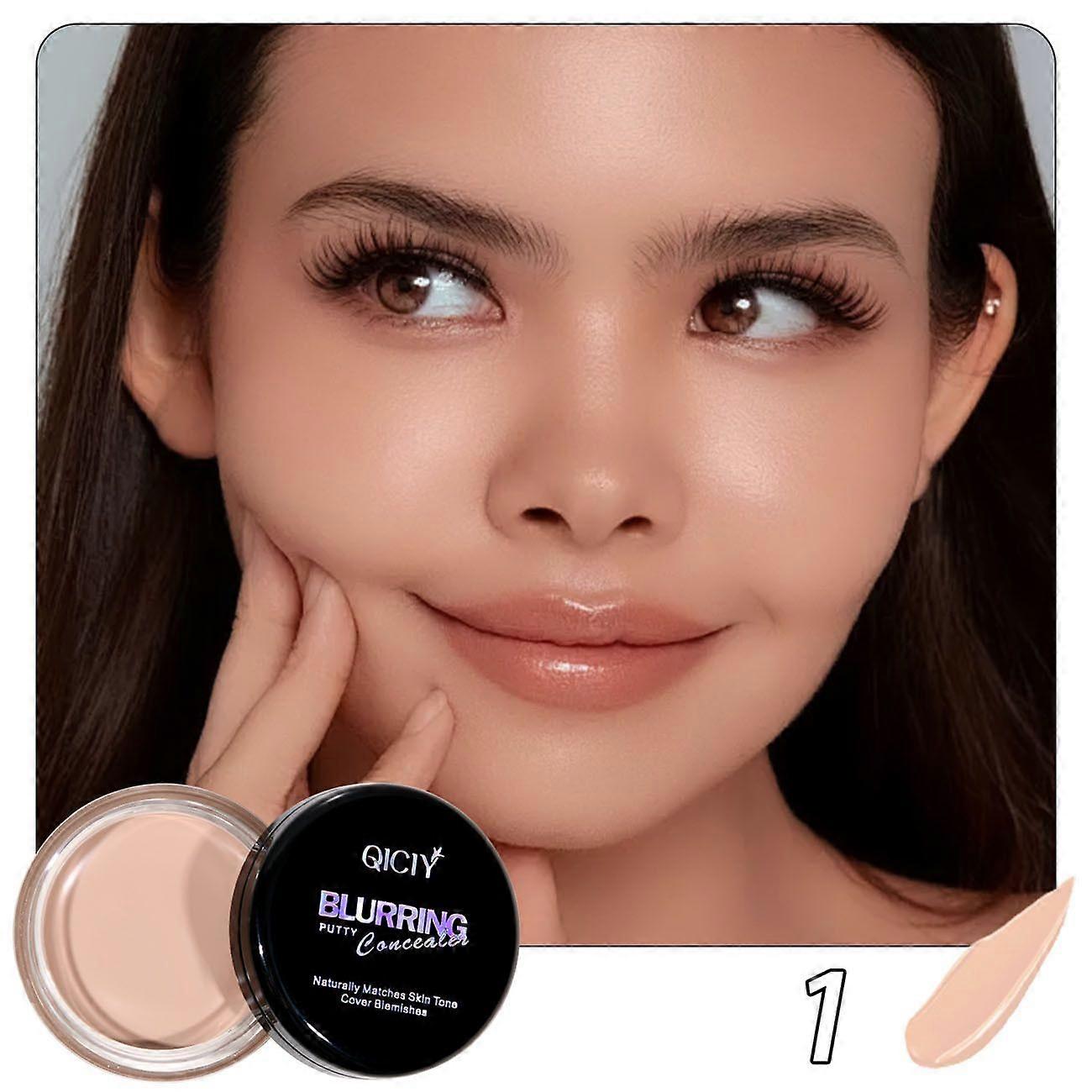 Multi-Use Pot Concealer Full Coverage - Under Eye Concealer waterproof no transfer,for Dark Circles, Blemishes, Makeup Brightens for Sensitive Skin