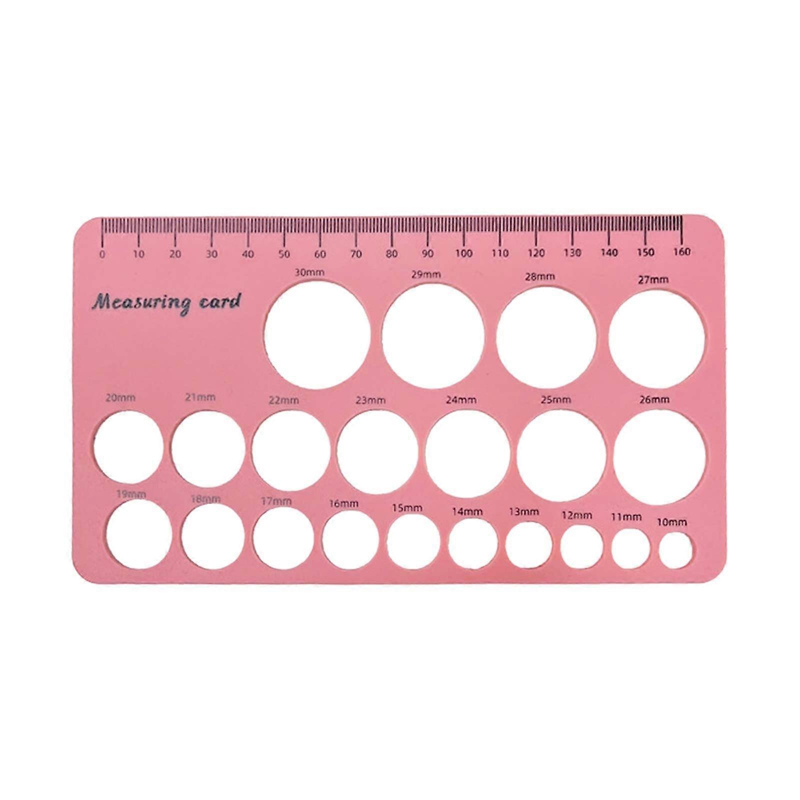 Wuljfeng Nipple Ruler for Breast Flange Size Measurement, Compatible with Silicone & Soft Flanges, Essential Breast Sizing Tool for New Mothers