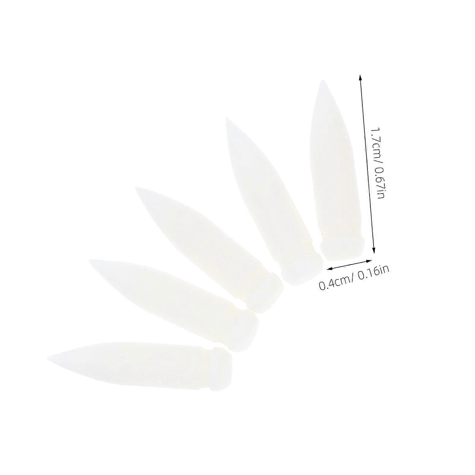 White Acrylic Paint Marker Nibs for Replacement 10Pcs Fine Tip