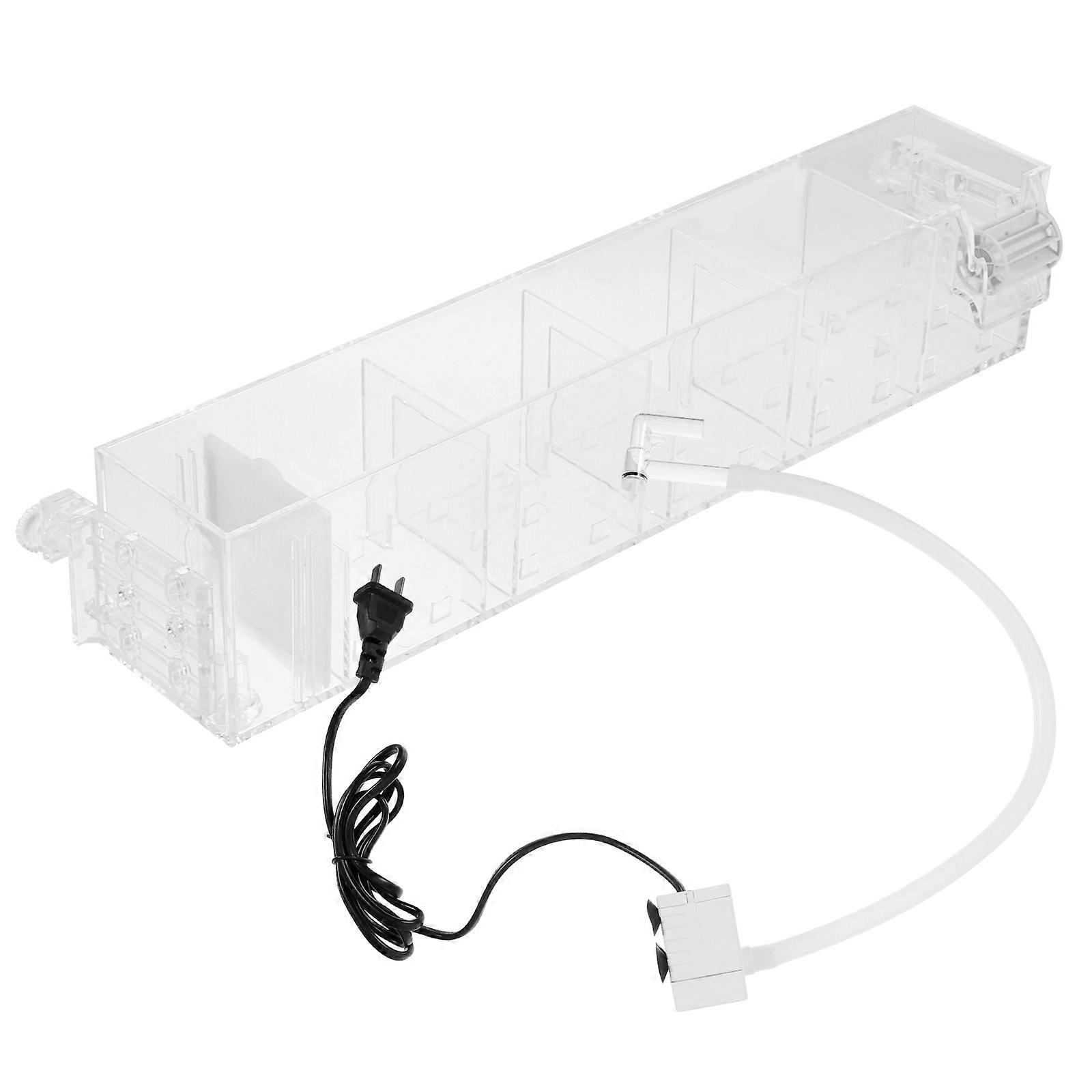 Transparent Acrylic Fish Tank Filter Box for Purification 1Set