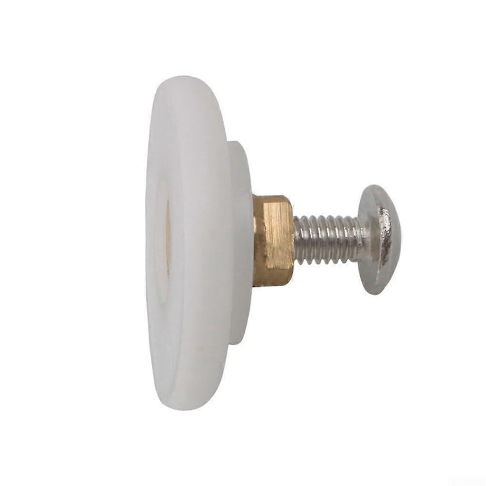 Replacement Shower Door Rollers 8pcs 26mm Grooved Wheels for Easy Installation Noiseless Operation Compatible with Standard Doors