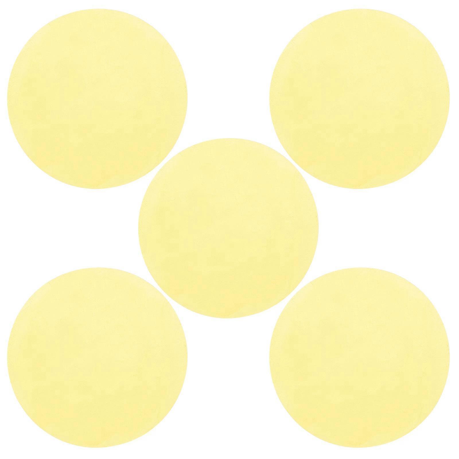Lighting Use Color-Changing Light Diffuser Film 5Pcs Yellow Pet Sheets