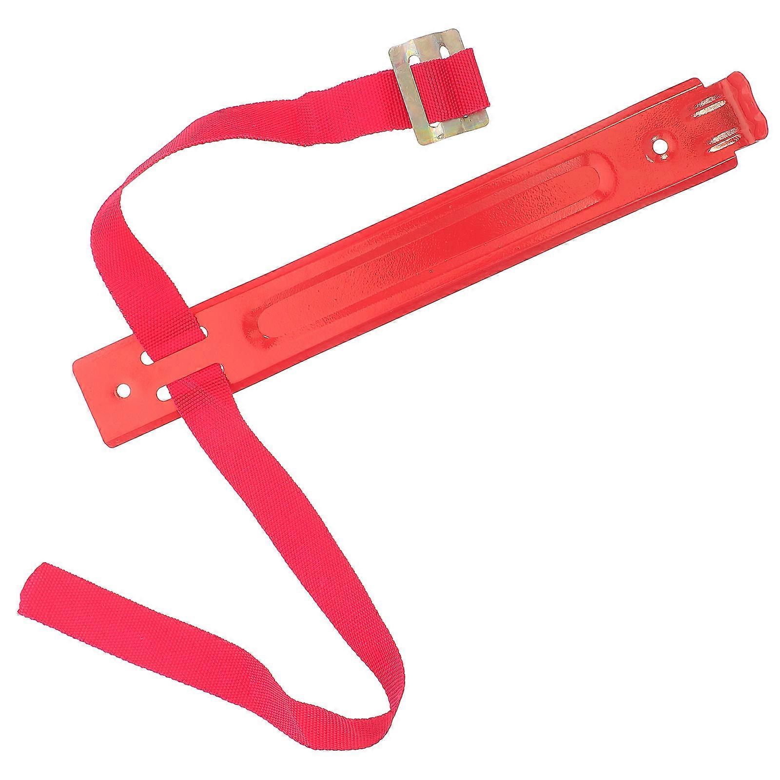Red Fire Extinguisher Mount Iron Bracket for Storage Sturdy Holder