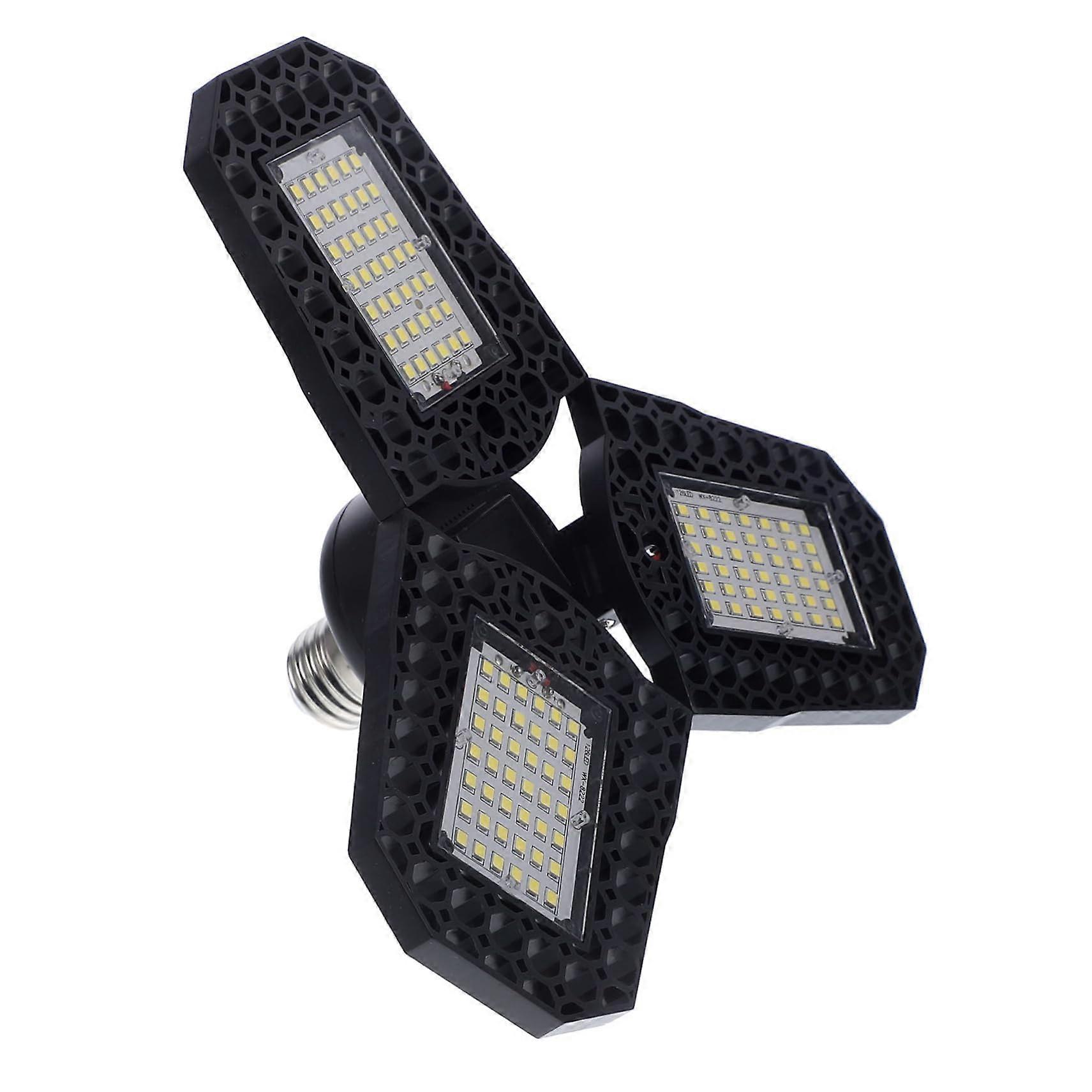 60W Folding LED Garage Light with Bright Illumination, Durable Design for Home and Workshop Use