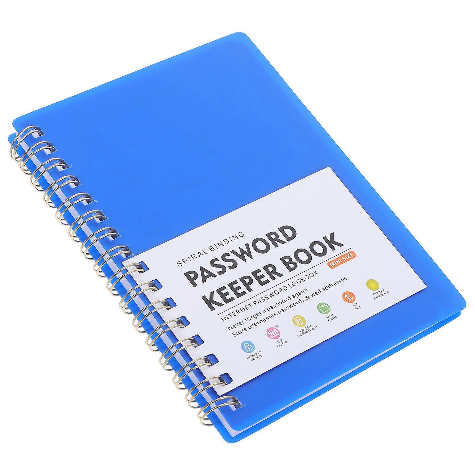 A6 Password Book With Alphabetical Tabs For Convenient Note Taking And Website Address Recording Suitable For Home Use 1Set