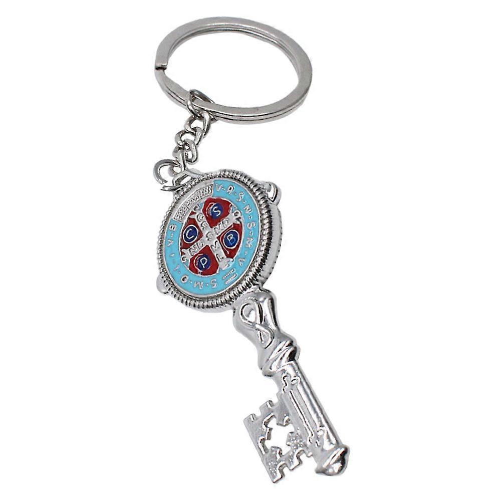 Craftsmanship Cross Keychain As Bag Charm And Purse Accessory 1Pack