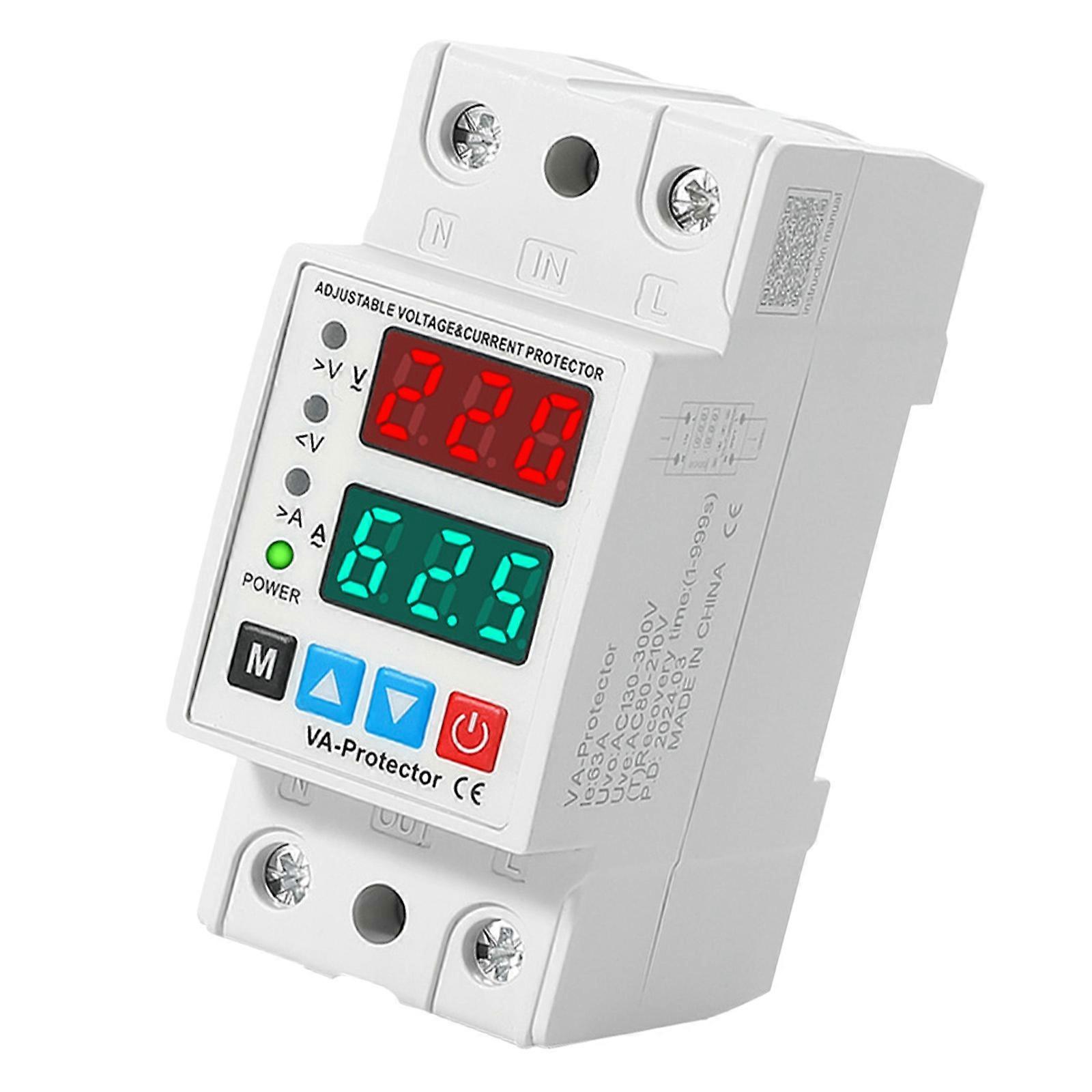 Intelligent Relays Reset Protectors Adjustable Relays Over Voltages Current & Under Voltages Protective Device Multicolor