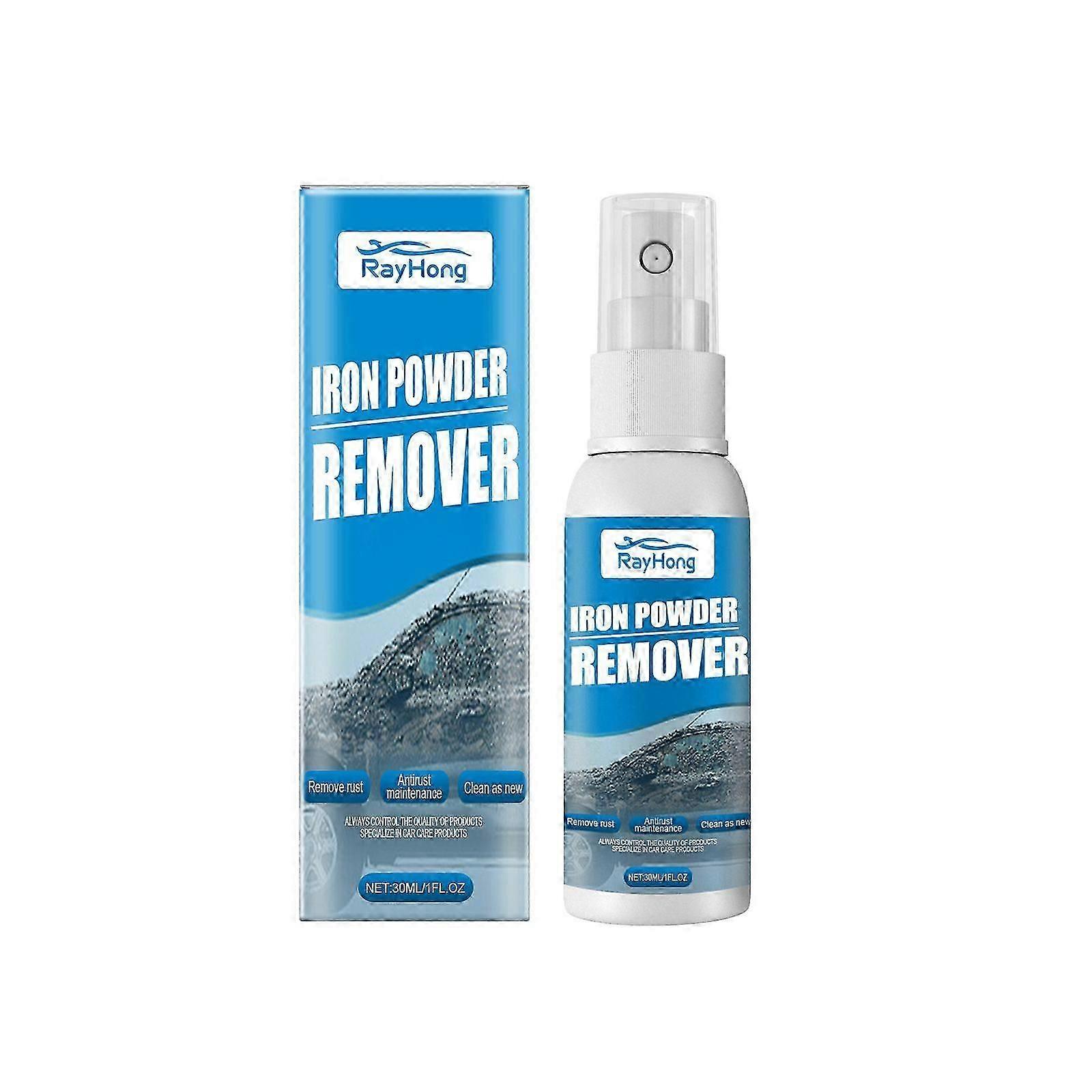 Premium Car Iron Powder Rust Removal Spray - 30ml Fast-Acting Decontamination & Rust Prevention, Easy Application, Protects & Restores Vehicle Shine