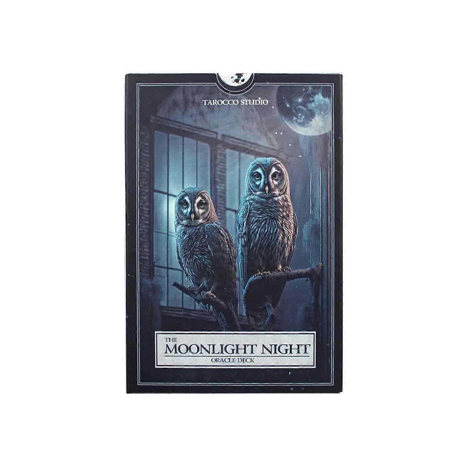 Moonlight Night Oracle (44 sheets, 12*8cm each) with color instruction manual