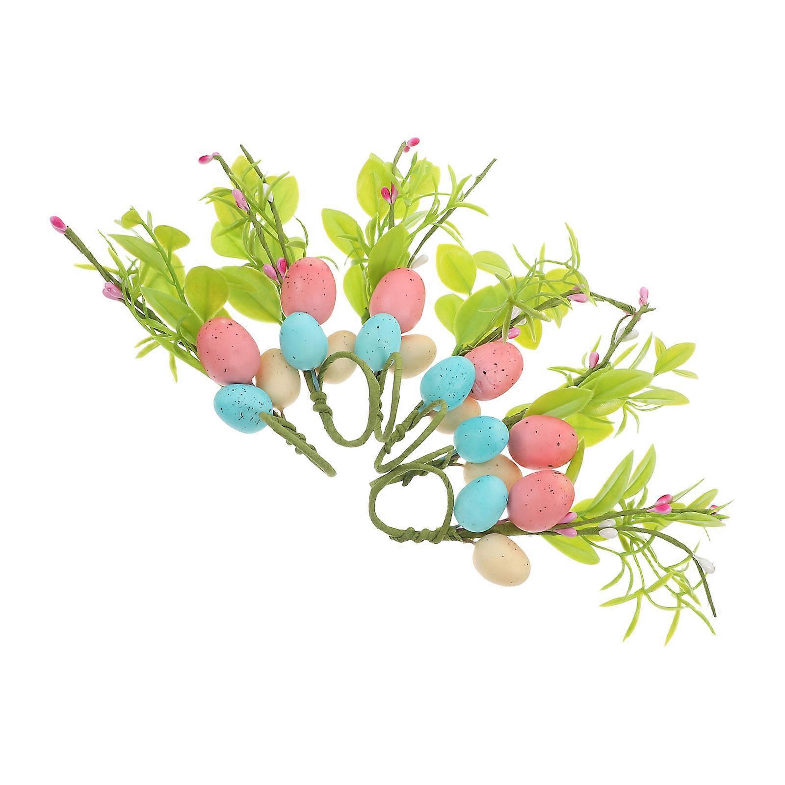 Spring Easter Egg Napkin Rings for Decoration 12Pcs Assorted