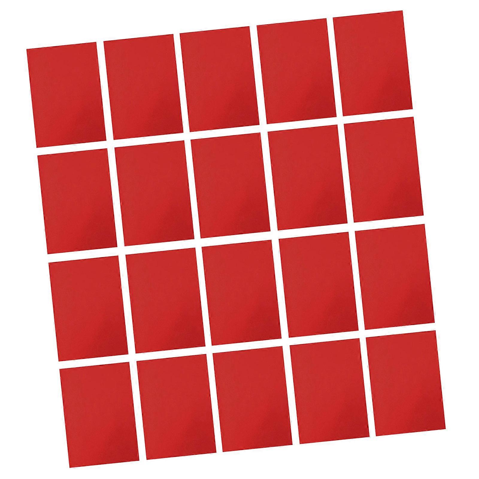 20 Sheets Chinese New Year Window Paper Cutouts Redness Craft Paper Xuan Paper For Handmade Art Craft Project Multicolor