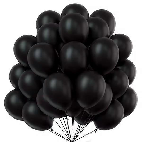 25-Pack Black Balloons 10" 25cm black