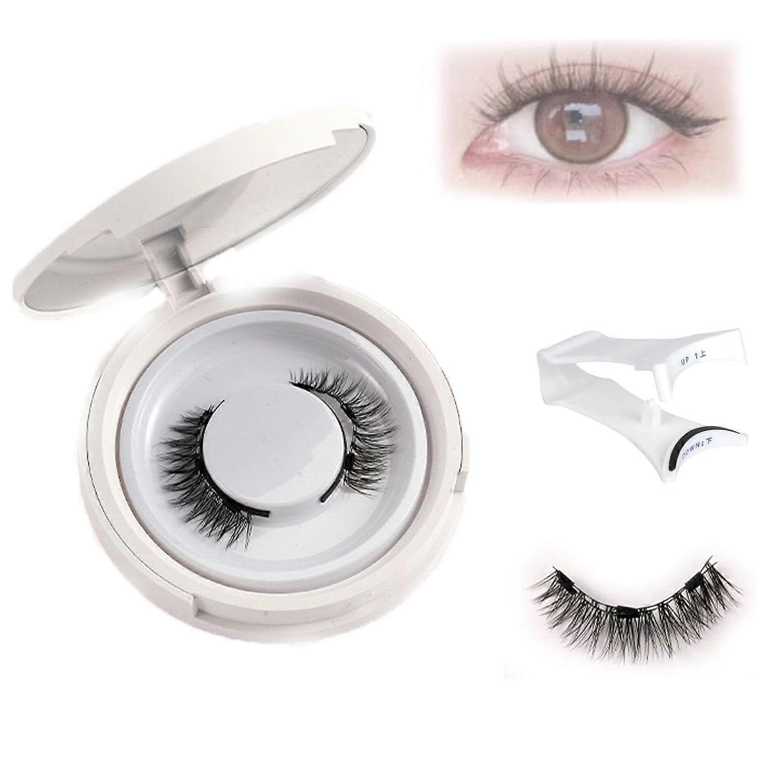 Magnetic Eyelashes Waterproof Reusable Natural Look with 4 Magnets Secure Hold Fuller Style