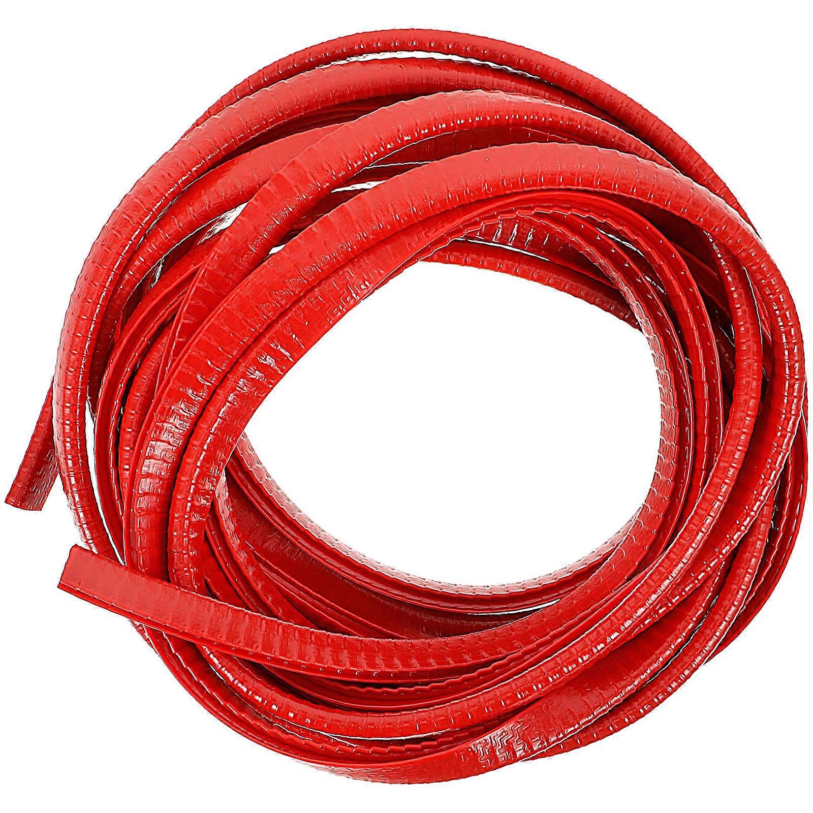 Red Adhesive Strip for Home Use Rubber Material Anti-scratch Protector 5 meters