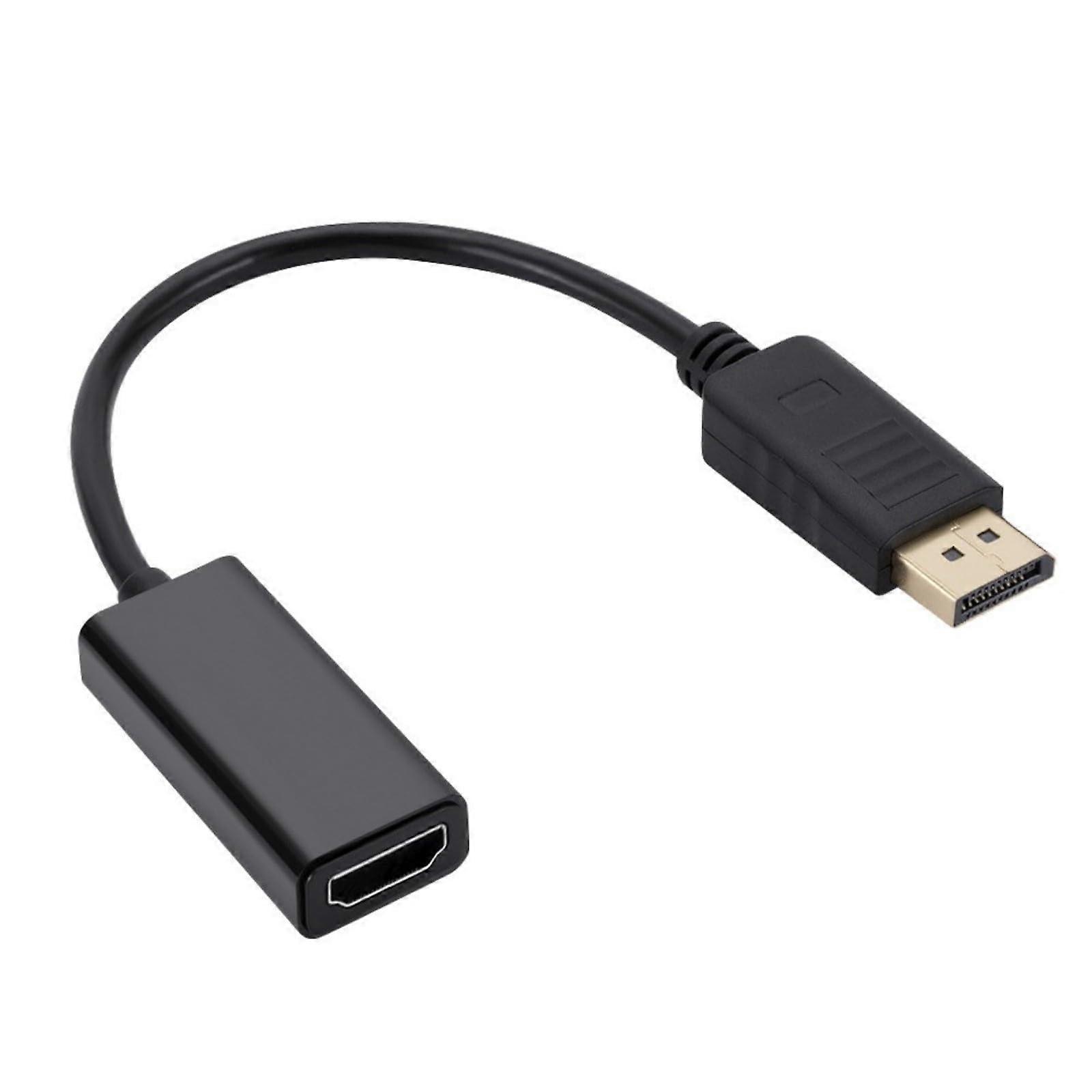 To Female Converter Plug And Play, UHD Resolution, Video Synchronization Optimized, Compact Shell, 1080P DP