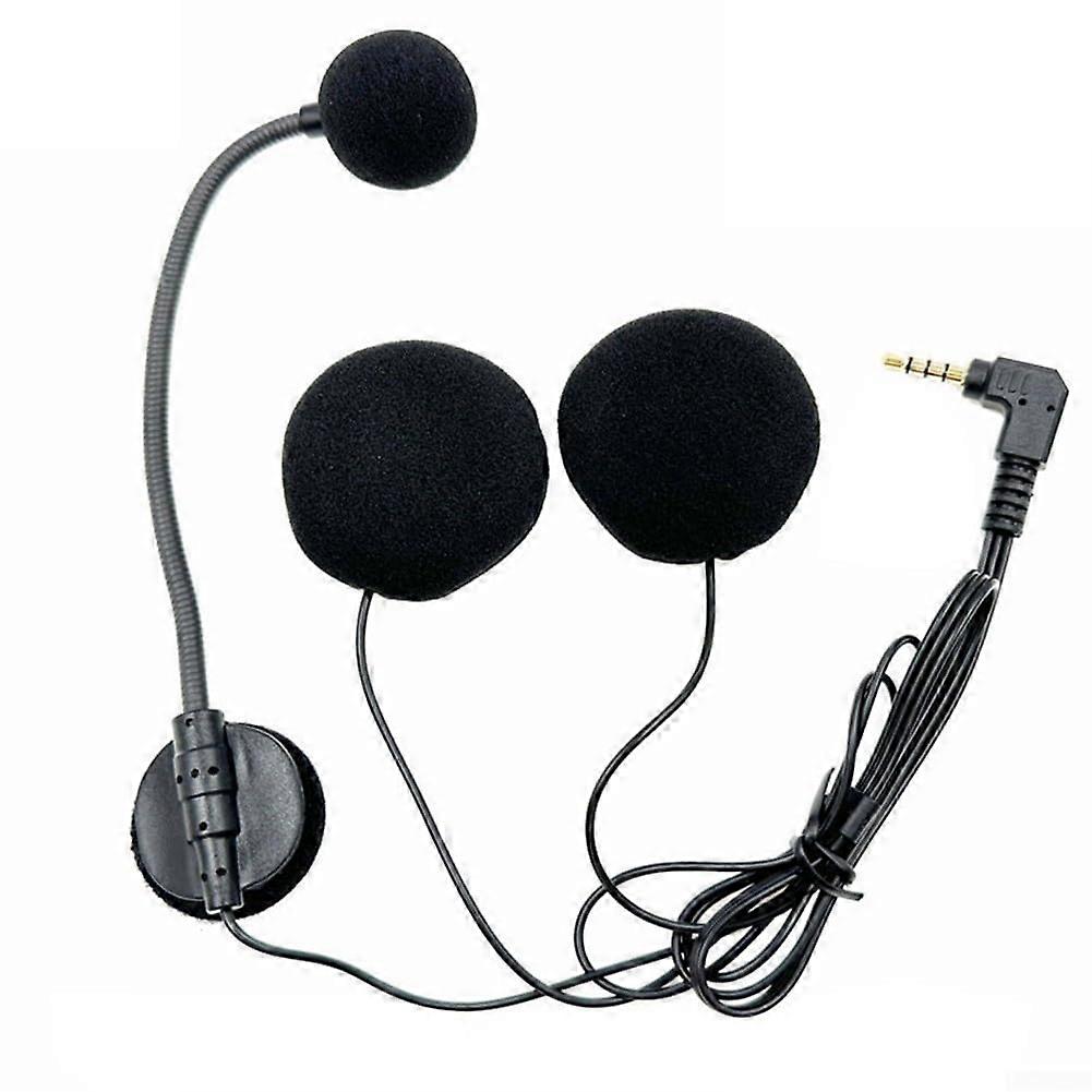 Motorcycle Bluetooth Headset with Noise Reduction Intercom Microphone and Weatherproof Design for Riders