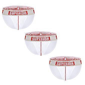 1,3 Pack Men's Sexy Briefs Cotton Panties Knickers Bikini Underwear Underpants
