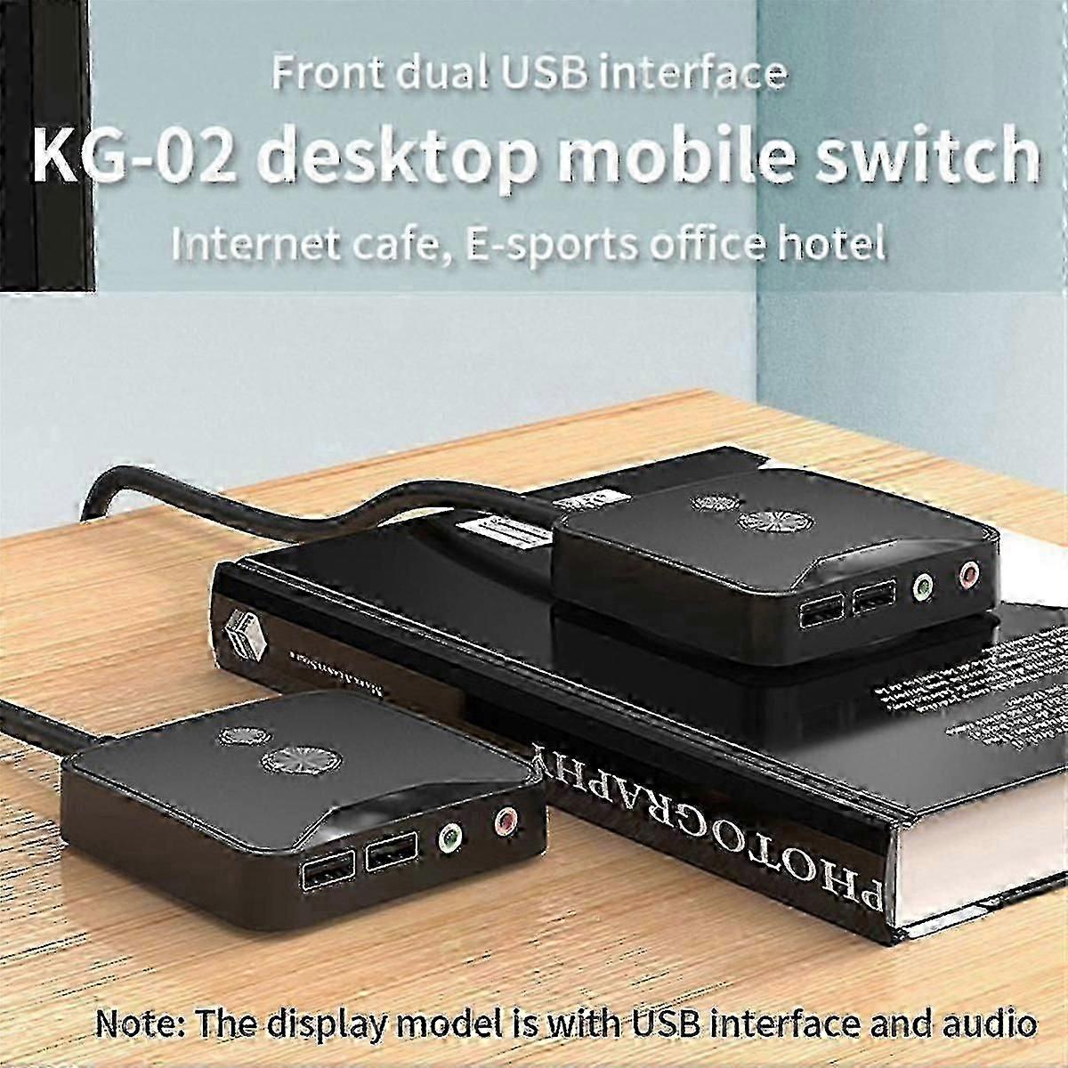 Computer Desktop Power Switch External Pc Host Power Supply On/off Push Button Switch, Dual Usb And