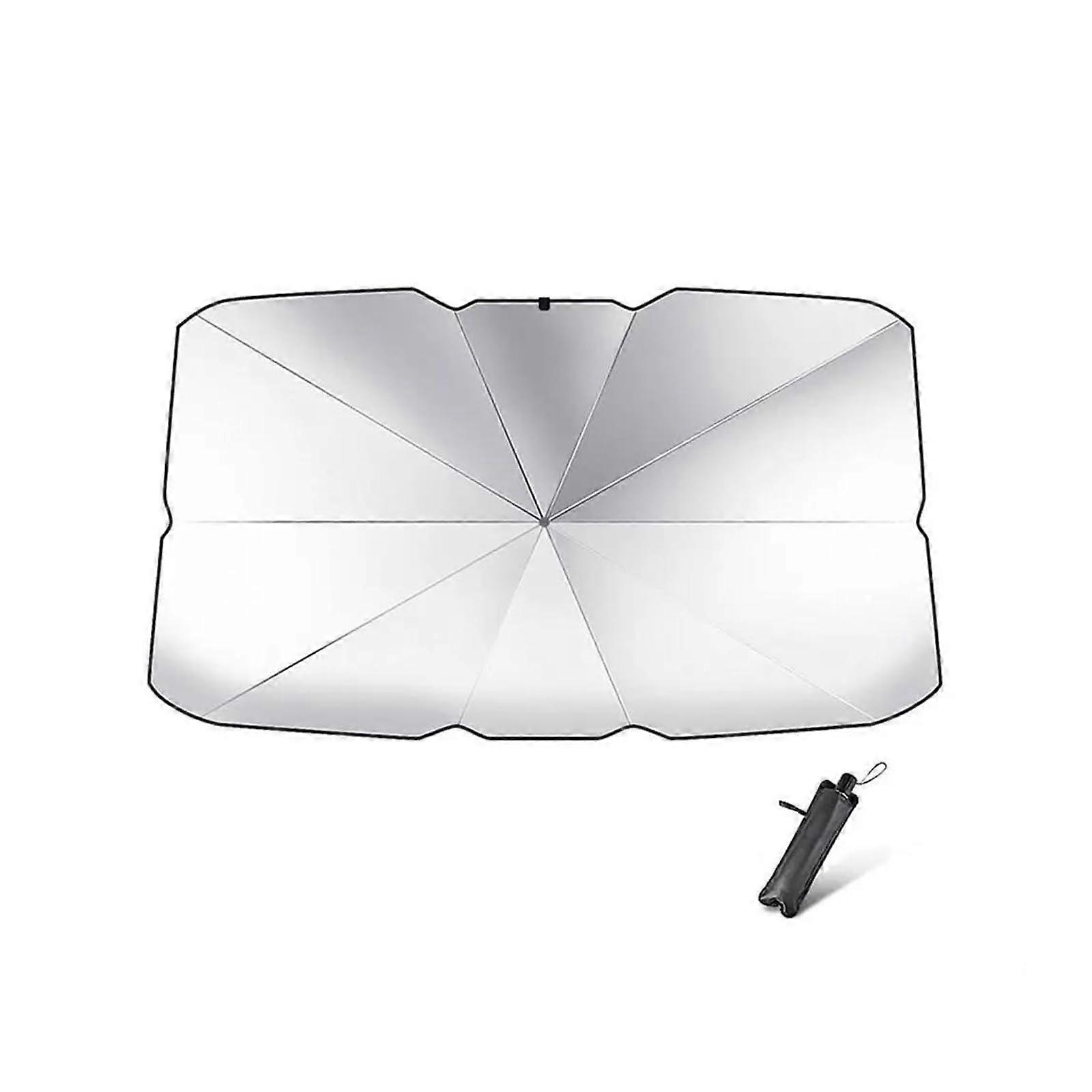 Car Windshield Sun Shade Umbrella 65x125cm Foldable UV Protection for Summer Interior