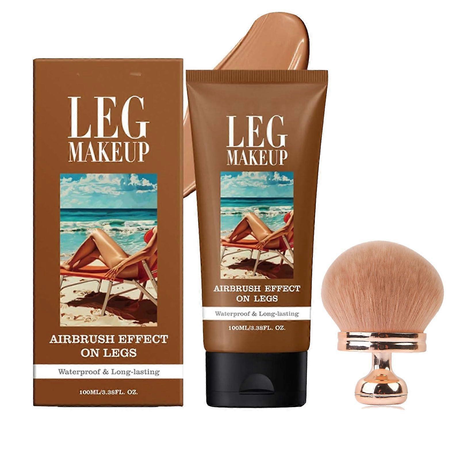 Waterproof Leg Makeup Full Coverage for Scars Tattoos No Transfer Sweatproof (#3)