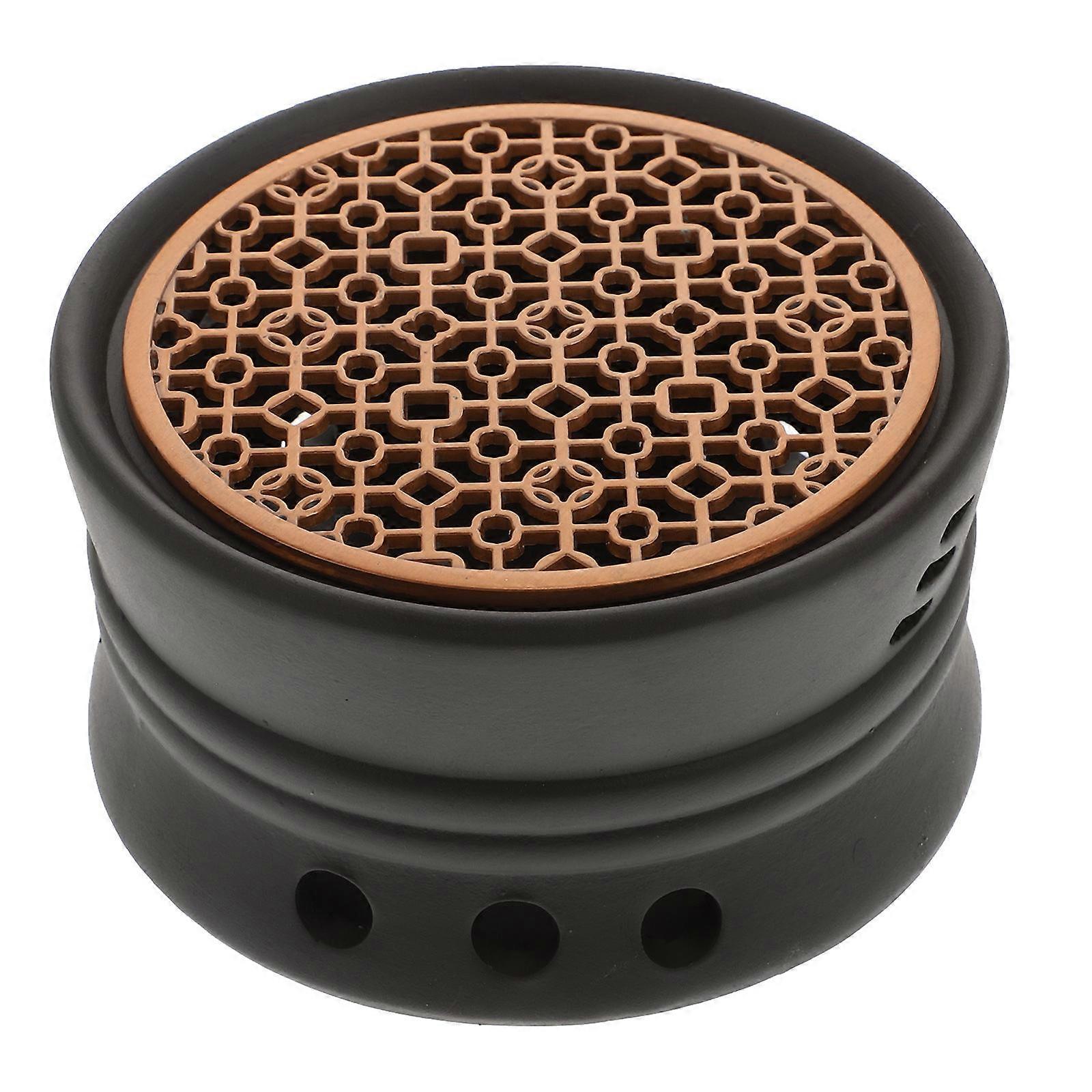 Teapot Warmer Ceramic Heating Tool for Home Use 1Pcs Black