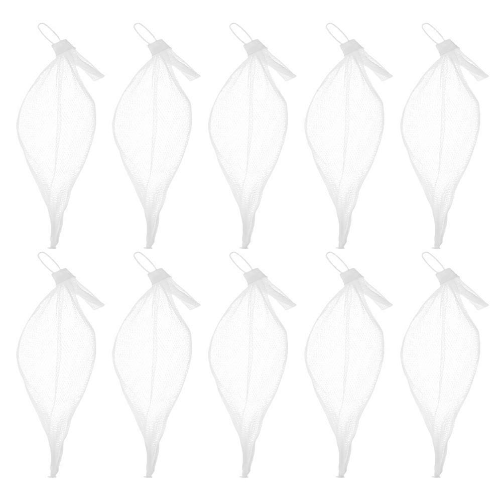 Mesh Storage Pouch for Toy Storage with 200Pcs Glass Marbles Drawstring Bag