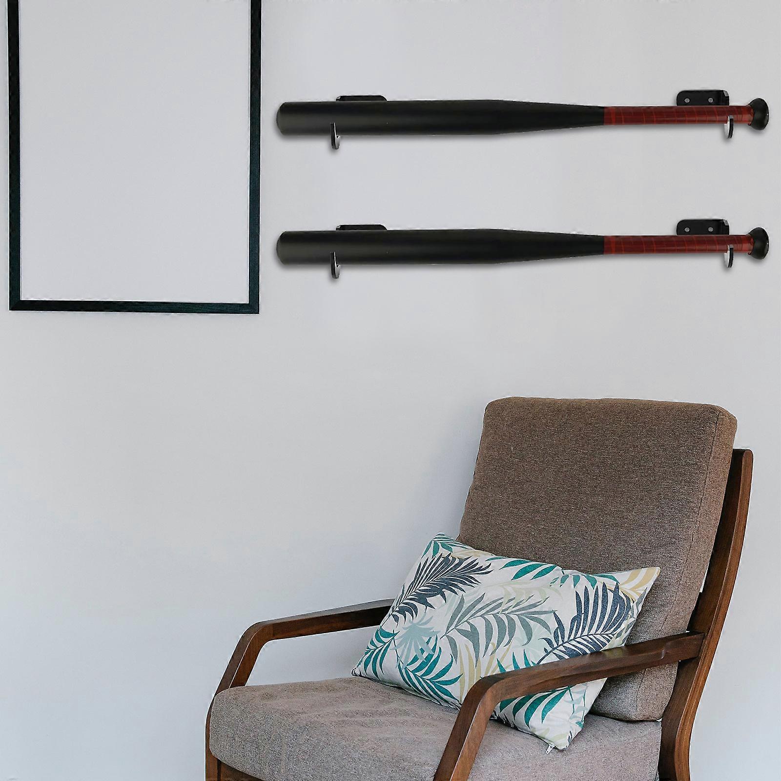 Baseball Bat Displaying Stand Acrylic Bat Racks for Storage 2Pairs