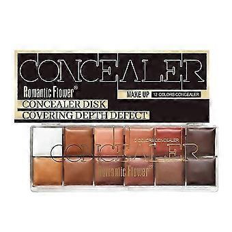 12 tinten concealerpalet, contourfoundation met volledige dekking, make-up 25-26