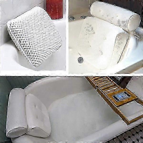 2025 Waterproof 3D Breathable Mesh Spa Bath Pillow
