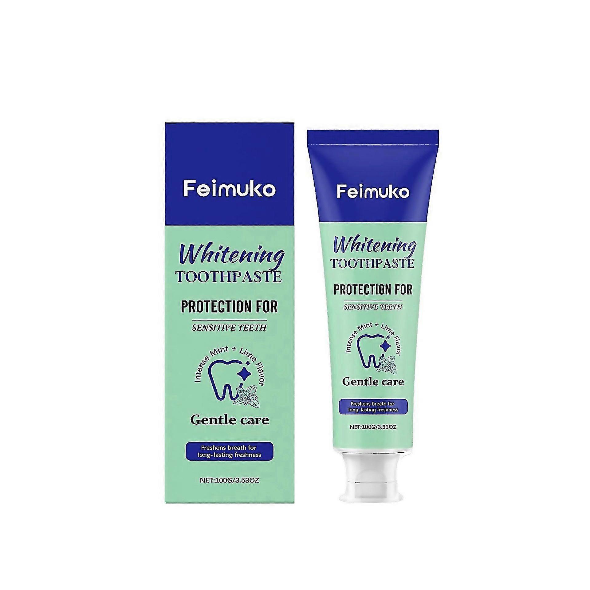For Feimuko Cleaning Toothpaste Gently Cleans Teeth Reduces Plaque And Leaves Teeth Feeling Fresh An
