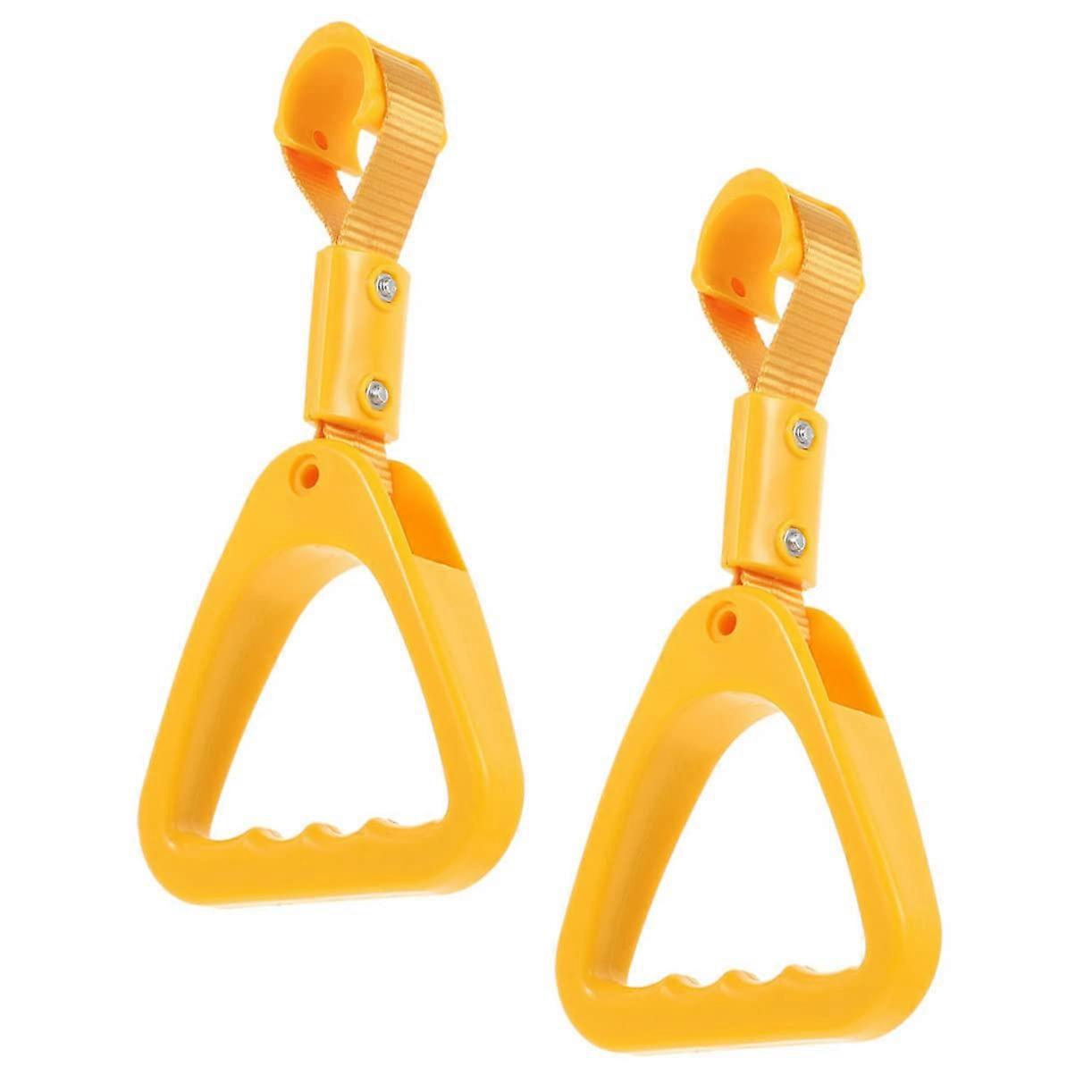 2pcs Adjustable Car Assist Handle Strap for Elderly, Durable Nylon Bus and Subway Grip