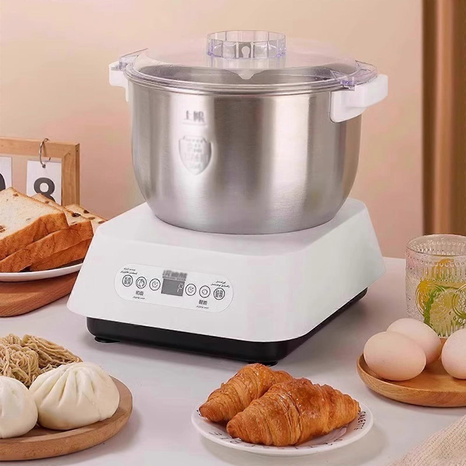 Electric Dough Mixer 7L Large Capacity with Fermentation Function and Intelligent Timer for Home Baking