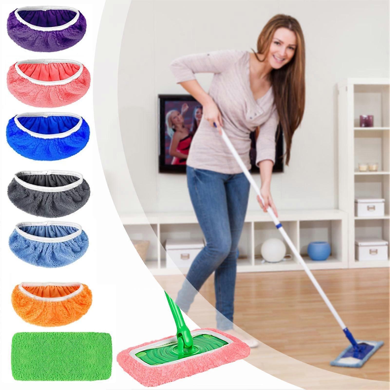 1PC Replacement Reusable Microfiber Mop Pads Compatible With Swiffer Sweeper